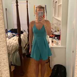 Teal dress